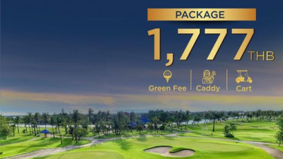 7 กรกฎาคมนี้พบกันโปรโมชั่นสุดฮ็อต 7.7มาพร้อมความสนุกสุดมันส์ และประสบการณ์เล่นกอล์ฟที่คุ้มค่าที่สุดที่เอาใจนักกอล์ฟทุกท่านในราคาเพียง 1,777 บาท (ราคานี้รวมกรีนฟี แคคดี้ และรถกอล์ฟ)ยังไม่ทันจะโชว์วงสวิงก็ปังล้าวววว