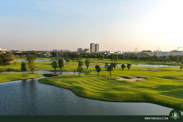 Panya Indra Golf Club golf golf course twilight grass and text
