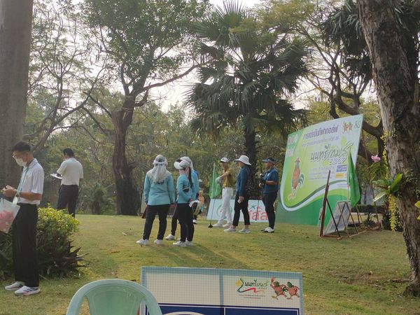 สนามกอล์ฟไดนาสตี้ แอนด์ คันทรีคลับ Dynasty Golf amp Country Club nbsp 7 people people golfing tree grass and text