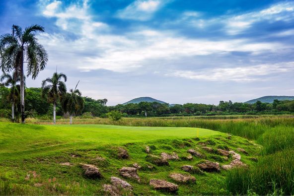 Blue Sapphire Golf and Resort cloud nature grass golf course and horizon